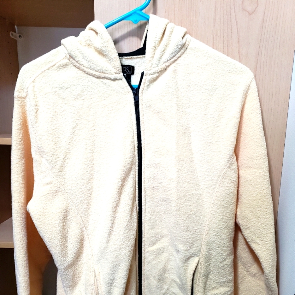 Yellow running jacket